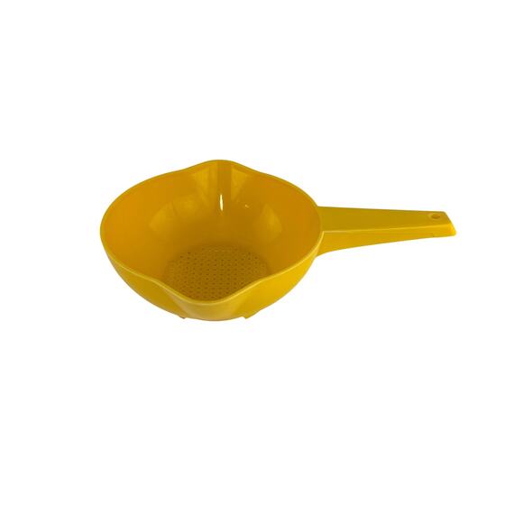Tupperware Yellow Egg Separator 779-11 and Small Colander Strainer 1200-4 - Picture 6 of 10